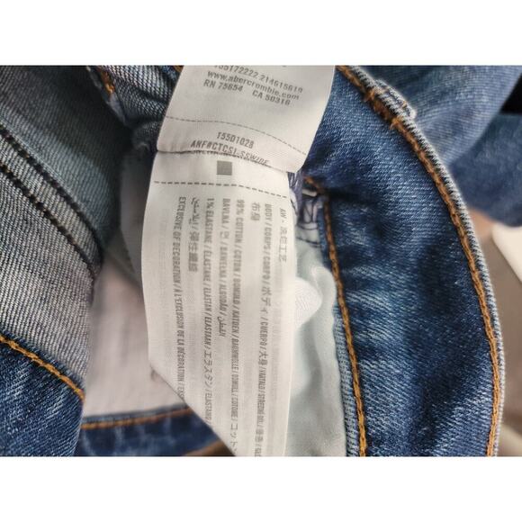 Abercrombie & Fitch Jeans Womens 27 The Ankle Straight Ultra High Rise Stretch - Picture 7 of 10
